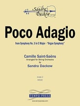 Poco Adagio Orchestra sheet music cover